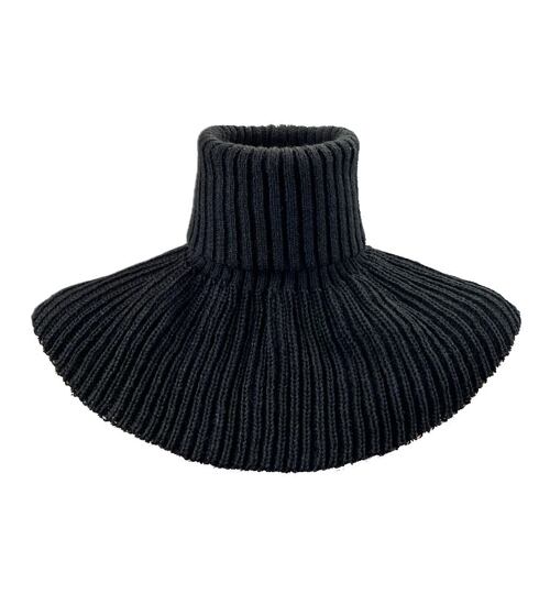 dětský černý nákrčník pletený