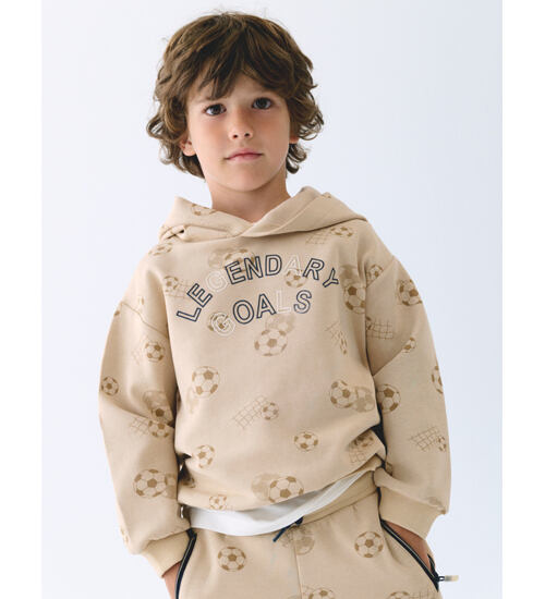 dětská mikina s kapucí pro malé fotbalisty