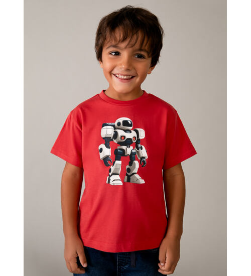 dětské tričko s robotem Mayoral 3066-43