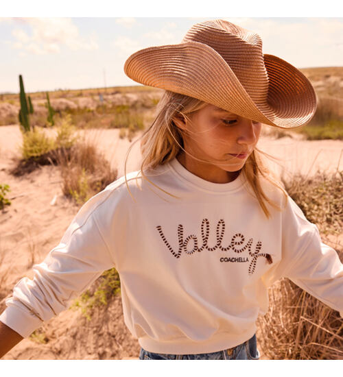 dívčí crop mikina s nápisem Mayoral 6401-78