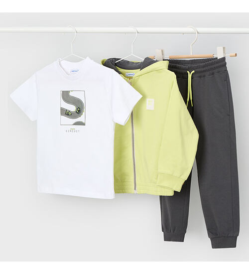 dětská tepláková souprava s bavlněným tričkem Mayoral 3884-70