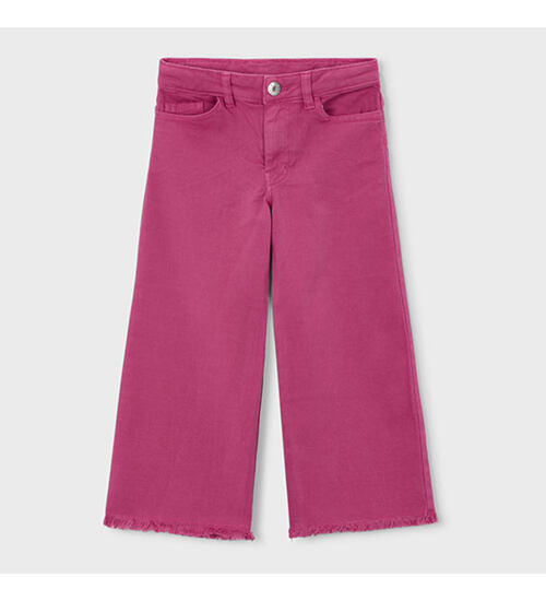 dětské růžové džíny se širokými nohavicemi Mayoral 3588-26