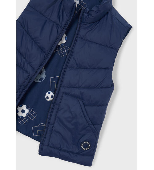 dětská oboustranná vesta s fotbalovými míči Mayoral 3380-92