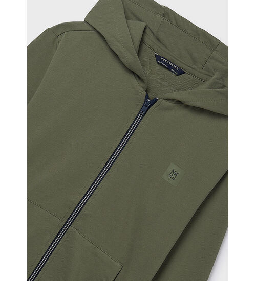 chlapecká basic mikina na zip s kapucí Mayoral 804-54
