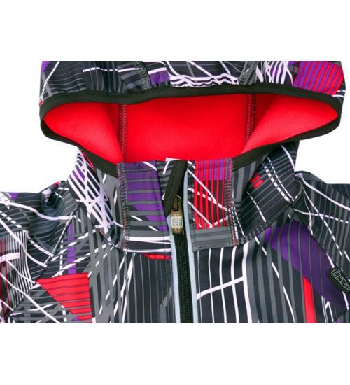 dětská bunda Fantom - barevný softshell velikost 80