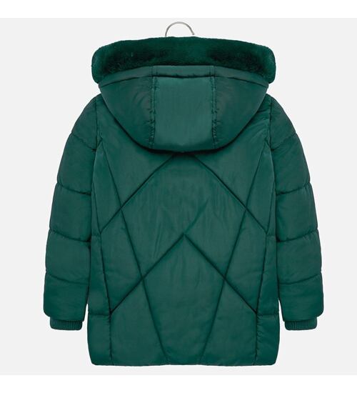 zimní kabát dívčí zelený