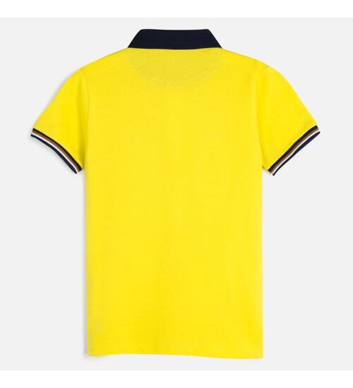 žluté chlapecké tričko s límečkem Mayoral 6139