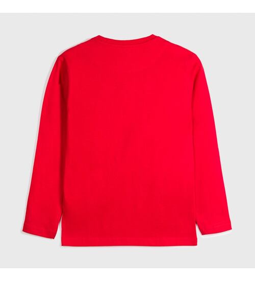 červené chlapecké triko z organické bavlny Mayoral 842-59
