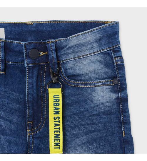 Nukutavake džíny z organické bavlny Mayoral 6555-20 modré