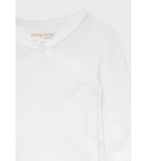 celorozepínací bílé bodyčko Mayoral 2796-34