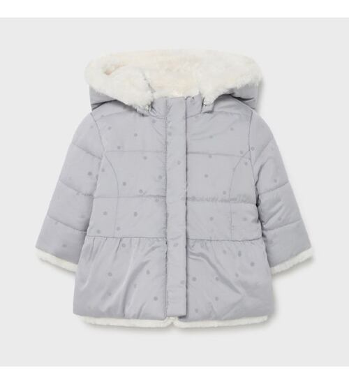 kojenecký zimní kabátek kožíšek oboustranný Mayoral