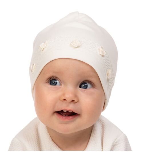 luxusní čepička bavlněná pro miminko Marika Jadzia