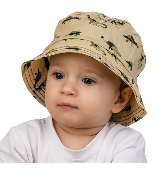 letní dětský klobouk s dinosaury