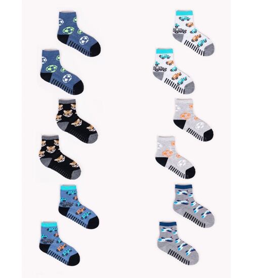 barevné protiskluzové ponožky Yoj pro kluky