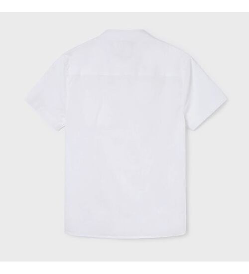 chlapecká letní košile se stojáčkem bílá Mayoral 6113-72