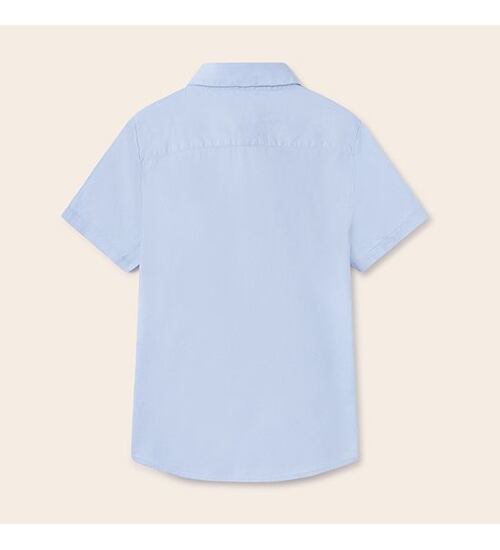 společenská košile modrá krátký rukáv Mayoral 6111-41
