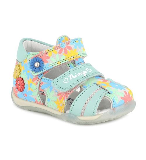 dětské sandály s barevnými kytičkami Primigi 3908122