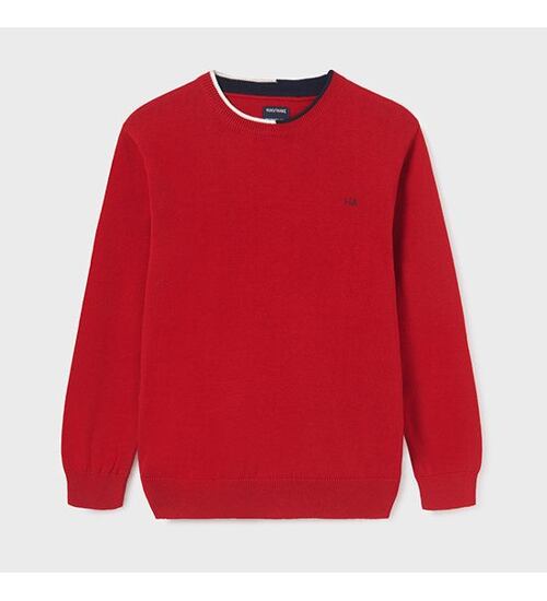chlapecký červený svetr