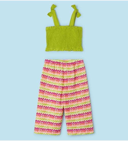 dětské volné letní kalhoty s bolerkem Mayoral 3540-23
