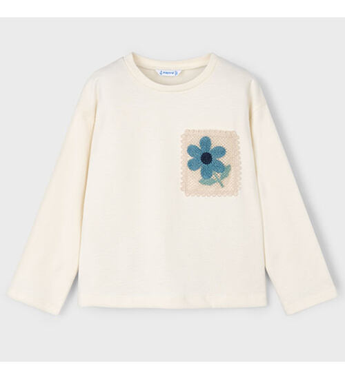 dětské tričko s ozdobnou kapsičkou Mayoral 4004-78