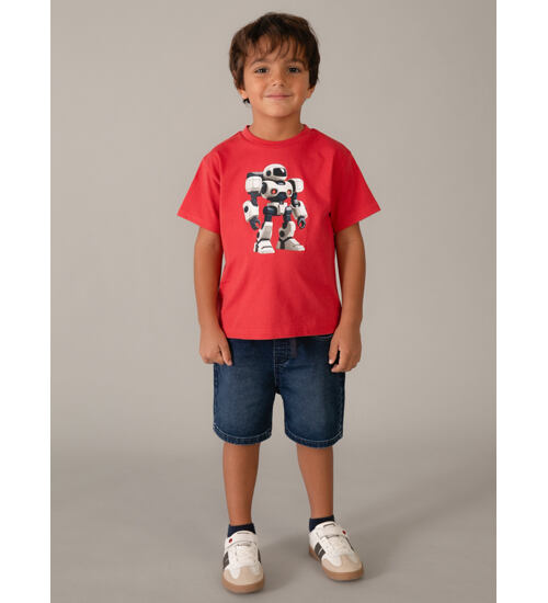 Mayoral letní dětské tričko s robotem