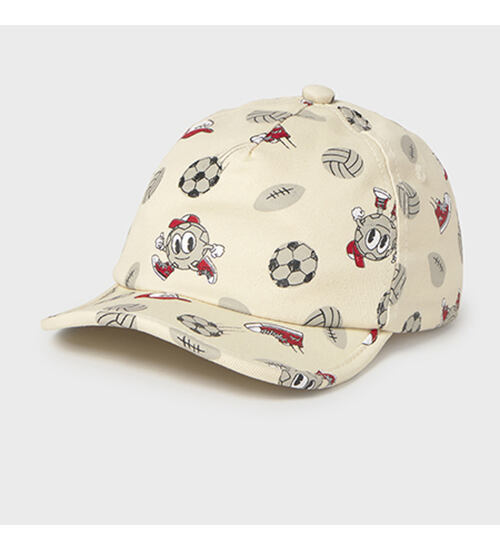 dětská kšiltovka pro batolata s motivem smajlíků a míčků Mayoral 10149-71