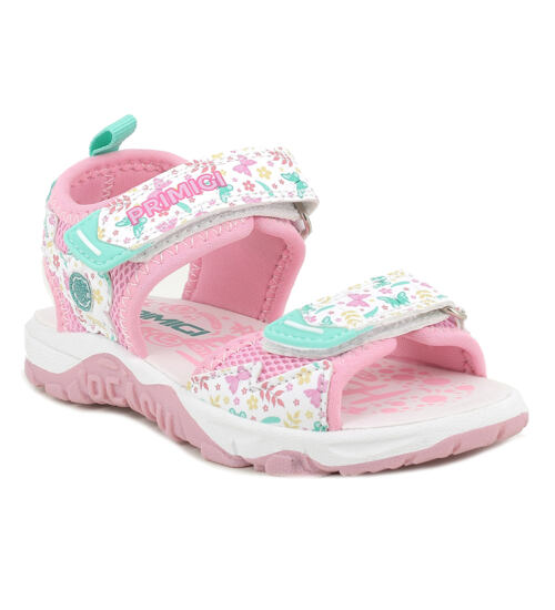 Primigi letní dívčí sandály s hrubým vzorkem na podešvi do každého terénu.