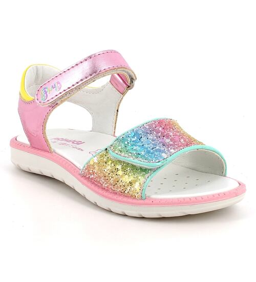 dívčí duhové třpytivé sandály Primigi 1385199