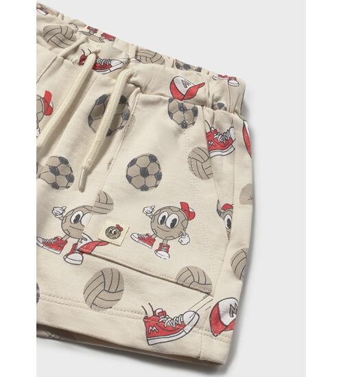 dětské bavlněné kraťasy s motivem míčů Mayoral 1218-61