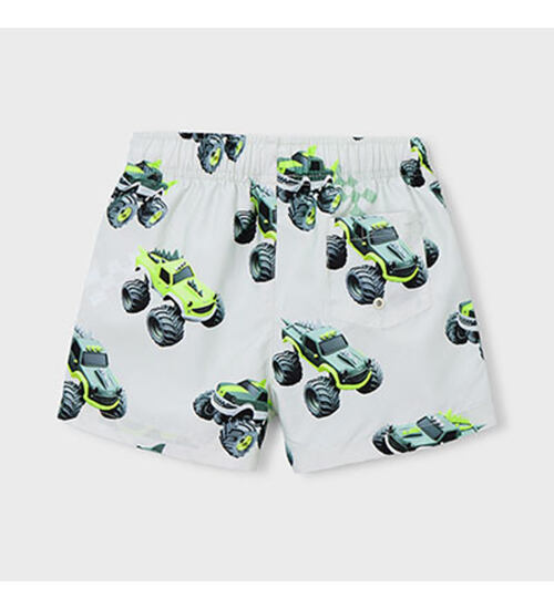 dětské koupací šortky s monster trucky Mayoral 3611-84