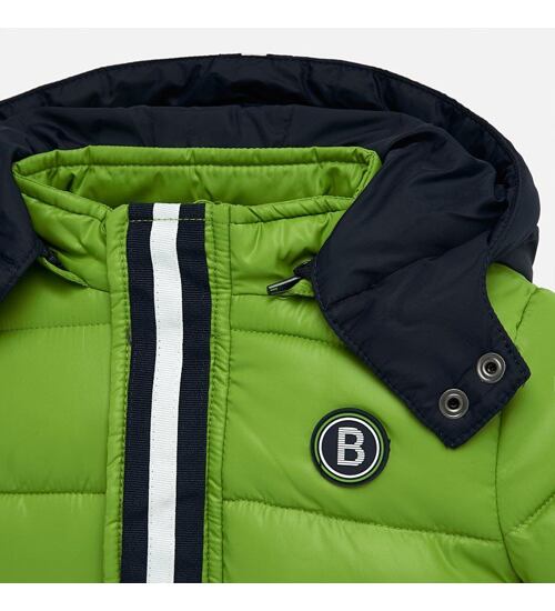dětská zimní prošívaná zelená bunda 