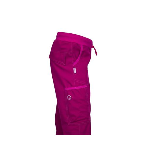 softshellové kalhoty dívčí růžové Fantom velikost 140