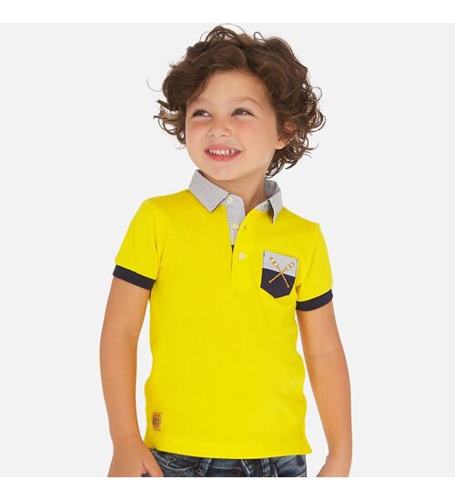 dětské žluté tričko s krátkým rukávem