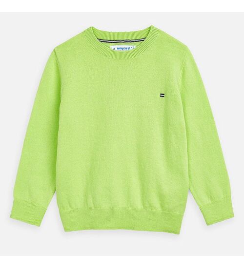 dětský pulovr neonově zelený