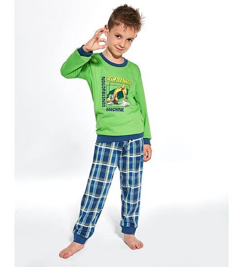 dětské pyžamo s bagrem