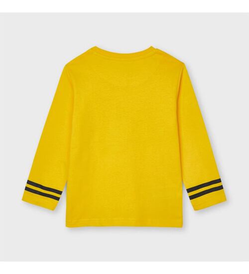 dětské žluté triko s plachetnicemi Mayoral 3053-80