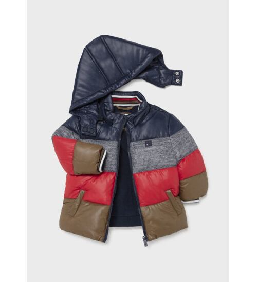 dětská prošívaná zimní bunda pruhovaná Mayoral 2419-49