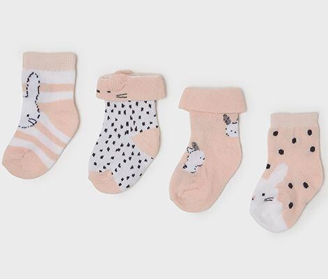 obrázkové kojenecké ponožky 4 páry Mayoral 9477-14