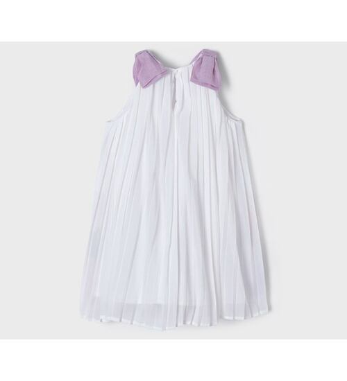 plisované šifónové dětské letní šaty Mayoral 3913-40