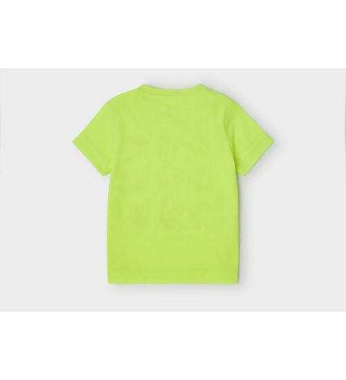 tričko neonově zelené s pejsky Mayoral 1017-40