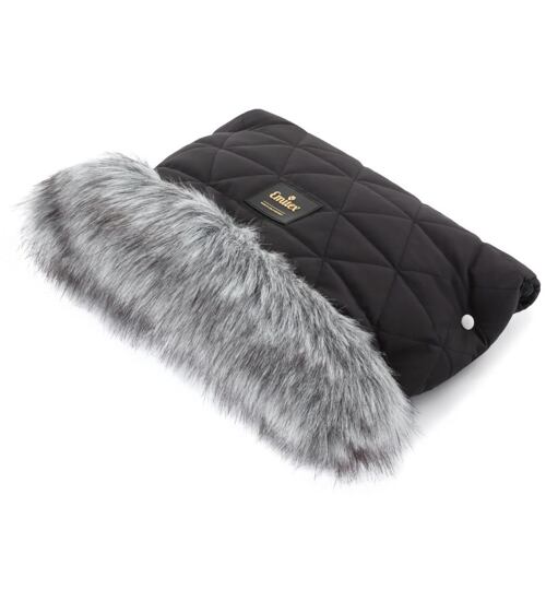 Rukávník na kočárek Emitex Diamond Luxury black /grey