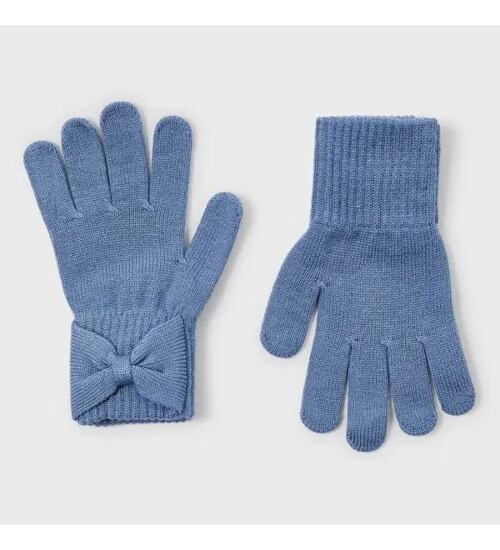 dívčí prstové pletené rukavice