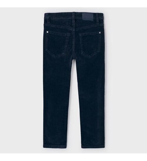 dětské manšestráky slim fit modré Mayoral  537-23