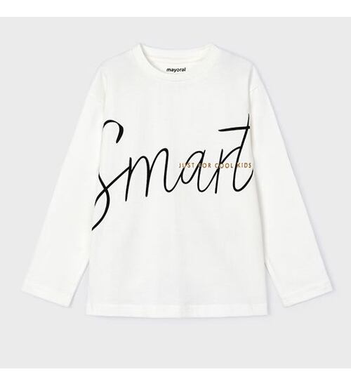 dětské tričko s nápisem Smart Mayoral 4039-38