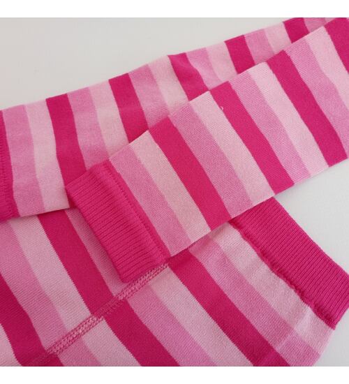 dětské pruhované legíny růžové Trepon Stela