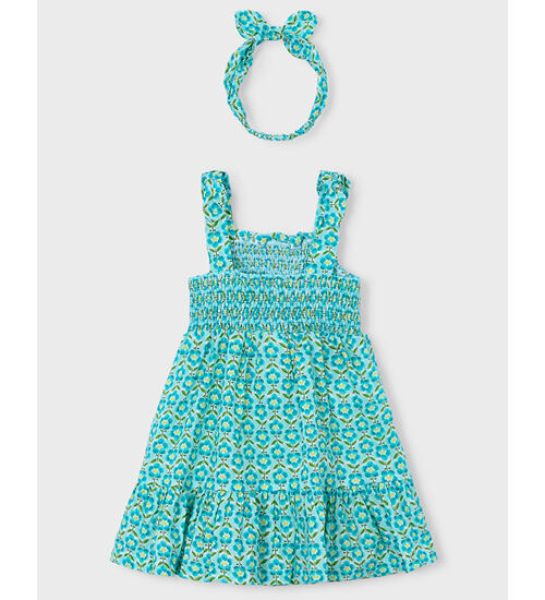 dětské letní šaty s čelenkou Mayoral 3942-53