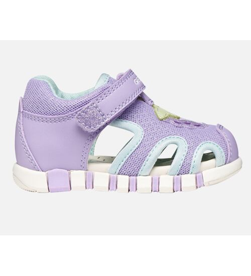 Geox dívčí sandálky fialové s krytou špicí