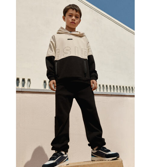 teplákové kalhoty chlapecké černé Mayoral 6567-10