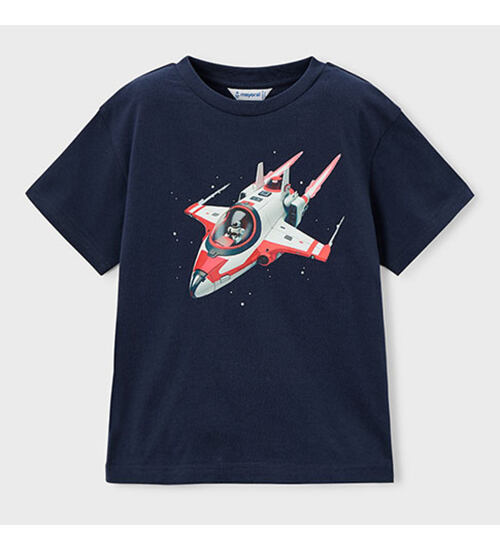 dětské tričko s raketoplánem