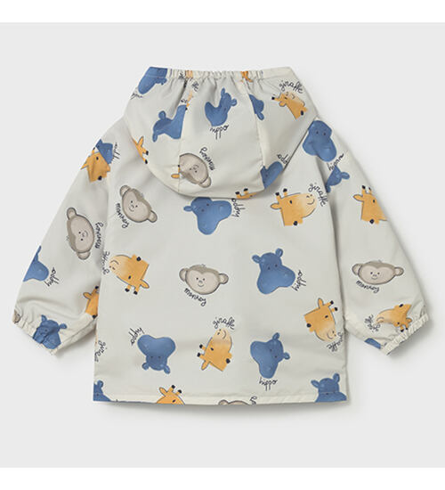 oboustranná bunda větrovka se zvířátky Mayoral 1410-96